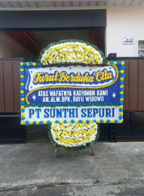 Papan Bunga Duka di Abenaho