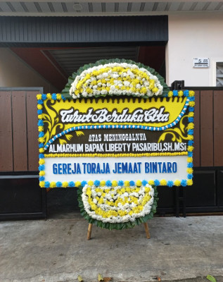 Papan Bunga Duka di Abenaho